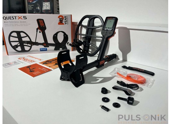 Quest X5 IDmaxX Dedektör – Su Geçirmez – Pulsonik Dedektör - pulsonik dedektör,