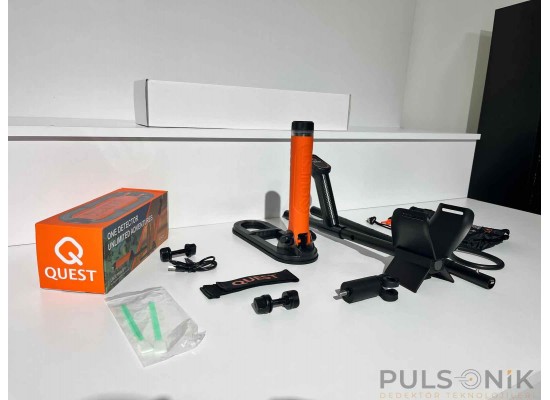 Quest Scuba Tector Pro Elips Başlık – Arama Kolu ile Birlikte – Pulsonik Dedektör - pulsonik dedektör,