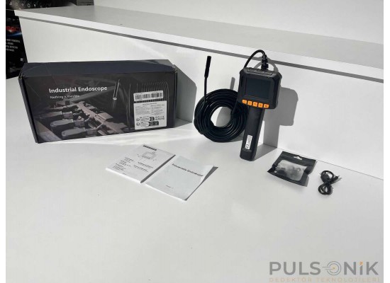 Yılan Kamera – 10 Metre Kablo, 8 mm Sensör, Çift Kamera, (Pulsonik Dedektör) - pulsonik dedektör,