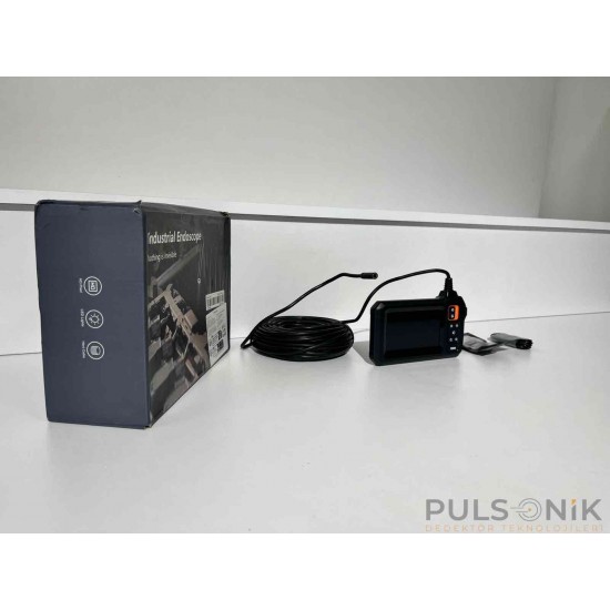 Yılan Kamera – 20 Metre Kablo, 8 mm Sensör, Tek Kamera, Kayıt Yok (Pulsonik Dedektör) - pulsonik dedektör,