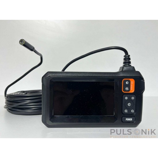 Yılan Kamera – 20 Metre Kablo, 8 mm Sensör, Tek Kamera, Kayıt Yok (Pulsonik Dedektör) - pulsonik dedektör,