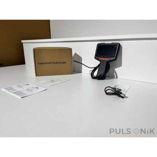 Yılan Kamera 2 Metre 5 mm Sensör – Tek Kamera – Kayıt Yok – Pulsonik Dedektör - altın arama,