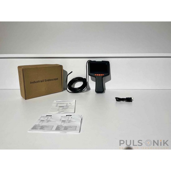 Yılan Kamera 5 Metre 5 mm Sensör – Tek Kamera – Kayıt Yok – Pulsonik Dedektör - pulsonik dedektör,