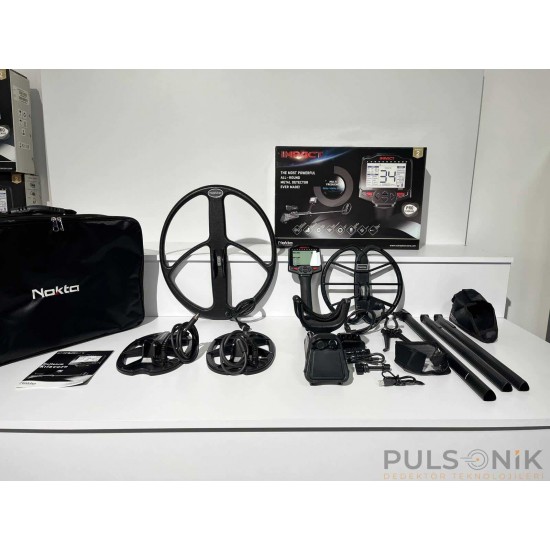 Nokta Impact Pro + Pro Full Paket 4 Başlık – Sıfırdan Farksız – Sadece Bizde – Pulsonik Dedektör - pulsonik dedektör,