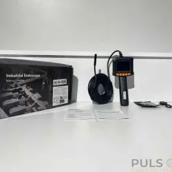 Yılan Kamera – 10 Metre Kablo, 8 mm Sensör, Çift Kamera, (Pulsonik Dedektör)